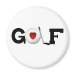 Golf with Golf Ball Magnet