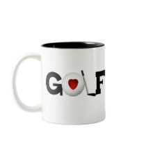 Golf with Golf Ball Coffee Mug