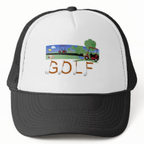 Golf with Golf Carts hats