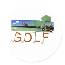 Golf with Golf Carts stickers by sport_shop Golf with Golf Carts stickers