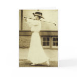 GOLF WITH STYLE! - 1908 Women's Golf Champion Cards