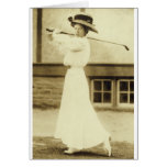 GOLF WITH STYLE! - 1908 Women's Golf Champion Cards