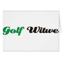 Golf Witwe Karte