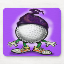 Golf Wizard mousepads by FunGraphix Golf Wizard mousepads