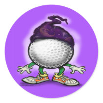 Golf Wizard Sticker