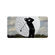 Golf World Address Label