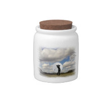 Golf World Candy Jar