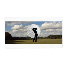 Golf World Personalized Shipping Labels