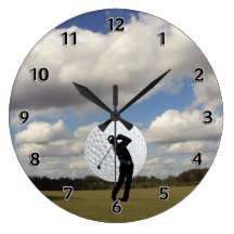 Golf World Wall Clocks