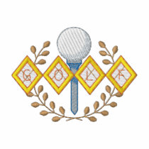 Golf Wreath embroidered shirts