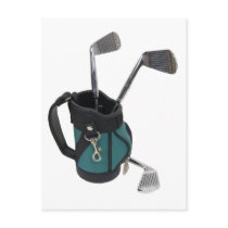GolfBagClubs083109 postcards by ShroudedLake GolfBagClubs083109 postcards