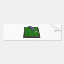 GolfClubBagonGrass100711 Bumper Sticker