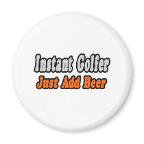 Golfer...Add Beer magnets