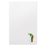 Golfer Artsy Customized Stationery