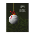 golfer Christmas Cards postcards
