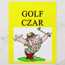 GOLFer czar joke Flyer