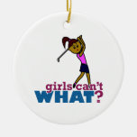 Golfer Girl Ornaments