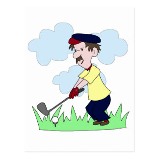 Golf Cartoon Postcards 