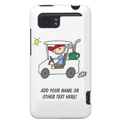 Golfer in Golf Cart HTC Vivid Covers