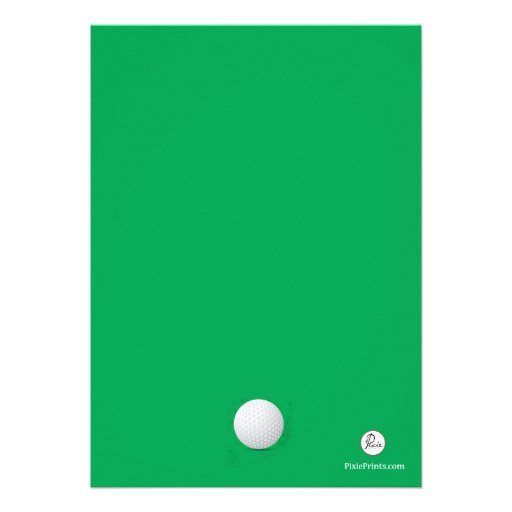 Golfer Invitation