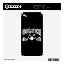 Golfer iPhone 4S Decals
