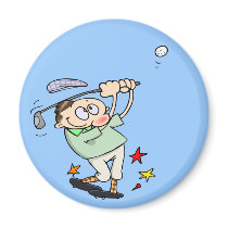 Golfer Magnet