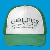 Golfer of the Year hats
