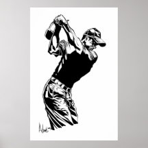 golfer posters