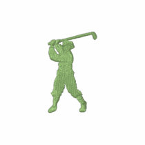 Golfer Silhouette embroidered shirts by ZazzleEmbroidery Golfer Silhouette embroidered shirts