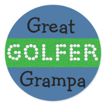 Golfer Sticker
