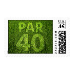 Golfers 40th Birthday Party postage