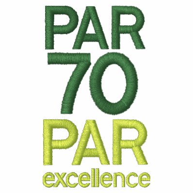 Golfers 70th Birthday Party Par 70 Shirts Polo