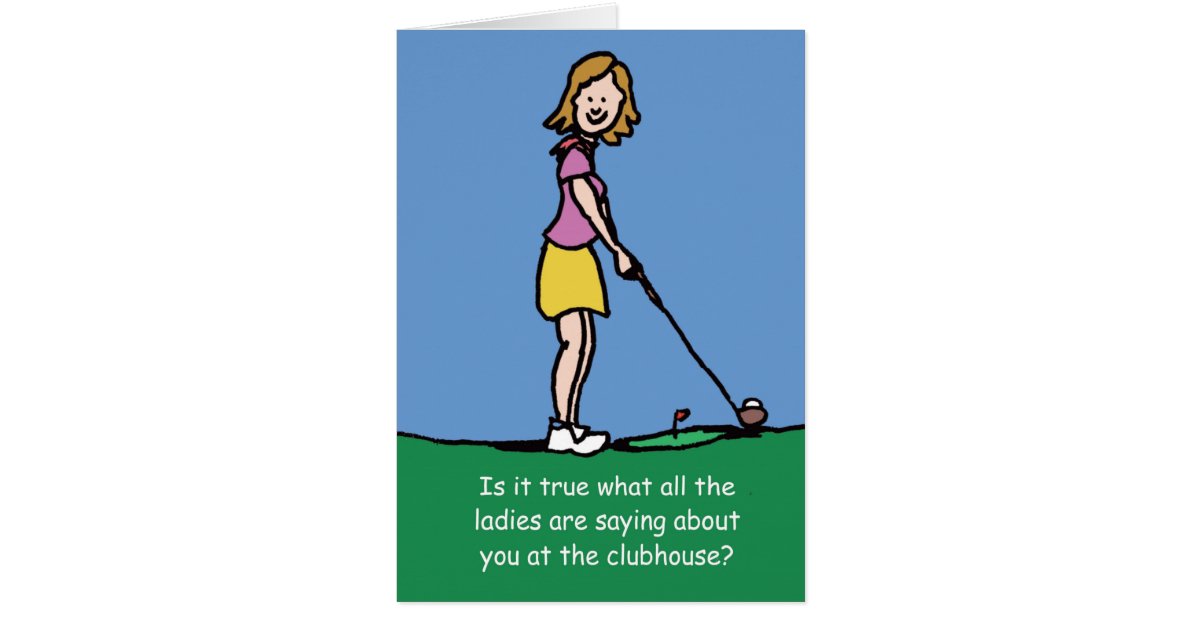 Golfers Birthday Card Zazzle