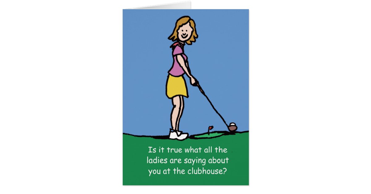 Golfers Birthday Card Zazzle 