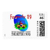 Golfer's Birthday postage by fashionfiles Golfer's Birthday postage