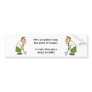 Golfers Bumper Sticker Humorous Golfer