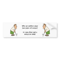 Golfers Bumper Sticker Humorous Golfer bumper stickers by biglnet Golfers Bumper Sticker Humorous Golfer bumper stickers