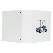 Golfers cart vinyl binder
