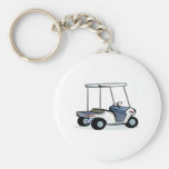 Golfers cart key chains