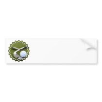 Golfing Bumper Sticker