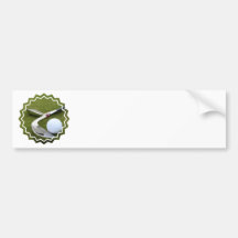Golfing Bumper Sticker