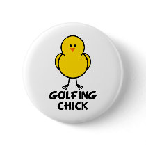 Golfing Chick buttons