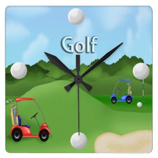 Golfing Clock