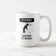 GOLFING DOCTOR COFFEE MUG