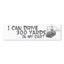 Golfing Drive bumper stickers