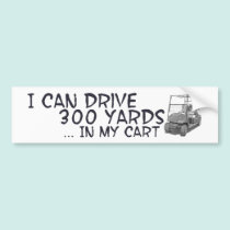 Golfing Drive bumper stickers