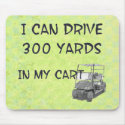 Golfing Drive mousepads by HobbyTees Golfing Drive mousepads