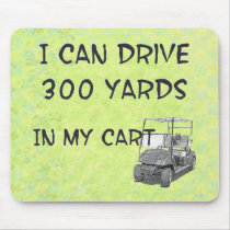 Golfing Drive mousepads