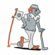 Golfing Dude embroidered shirts