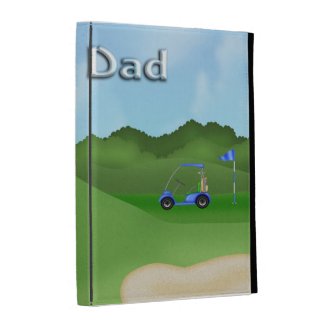 Golfing Father's Day Caseable iPad Folio iPad Folio Covers